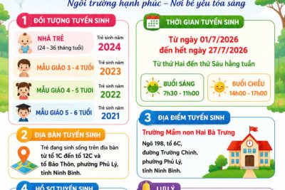 THÔNG BÁO TUYỂN SINH NĂM HỌC 2026 – 2027