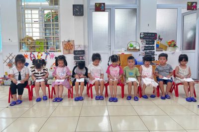 Rèn kỹ năng nhận biết ký hiệu cá nhân cho trẻ đầu năm học lớp C5, E5