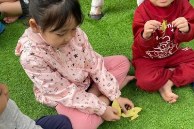 Mùa thu đến rồi phải không các bạn?? Và hôm nay các bạn nhỏ lớp C5