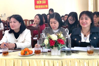 Sáng ngày 27/11/2025, Chi bộ Trường mầm non Hai Bà Trưng đã long trọng tổ chức: HỘI NGHỊ KIỂM ĐIỂM, ĐÁNH GIÁ, XẾP LOẠI CHẤT LƯỢNG CHI BỘ, ĐẢNG VIÊN NĂM 2025.