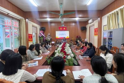 SƠ KẾT HỌC KÌ I NĂM HỌC 2025-2026 CỦA TRƯỜNG MẦM NON HAI BÀ TRƯNG