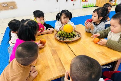 “BÉ BÀY MÂM NGŨ QUẢ NGÀY TẾT” LỚP B3