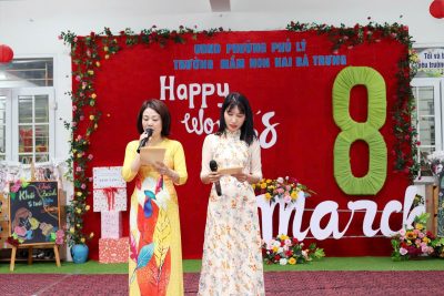 Chương trình 8/3 trường Mầm non Hai Bà Trưng